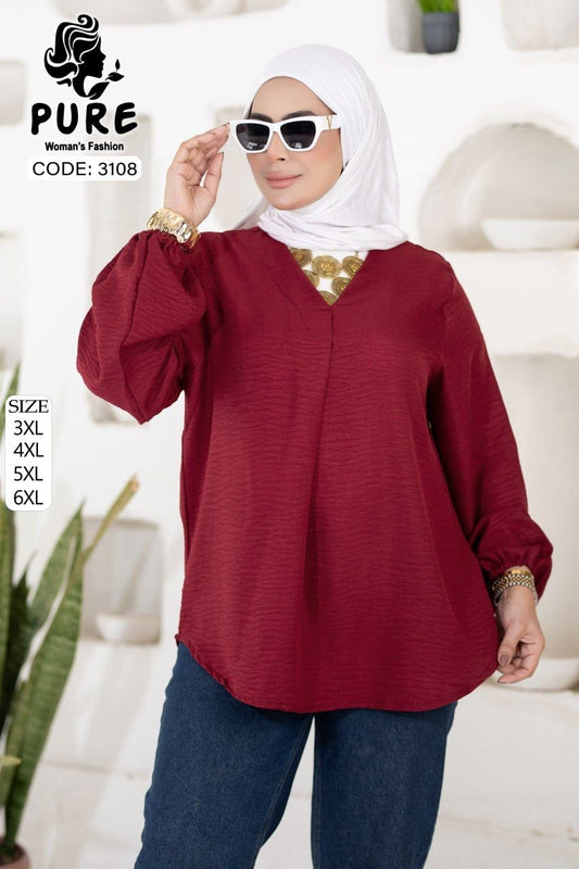 بلوزه اوفر سايز up to 6XL