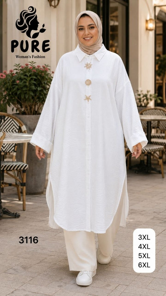 شيميز طويل ببروش